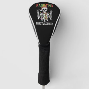 Radiologie-Weihnachten Santa Skelett Röntgenassist Golf Headcover
