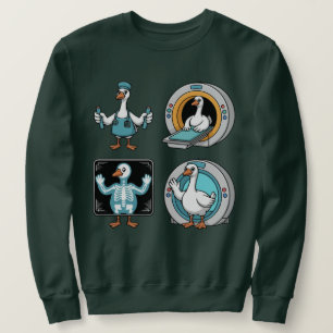 Radiologieassistent Gänseblümchen, Lustige Röntgen Sweatshirt