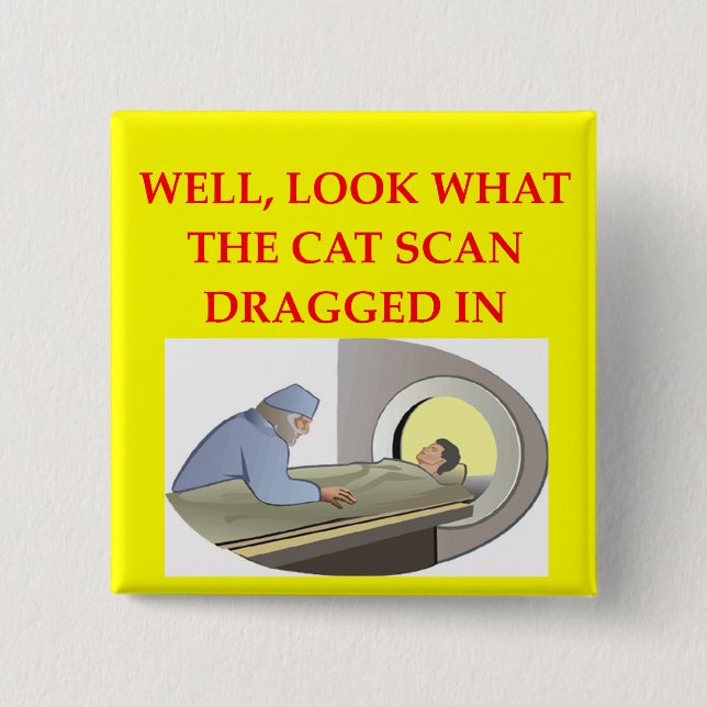 Radiologiewitz Button (Vorderseite)