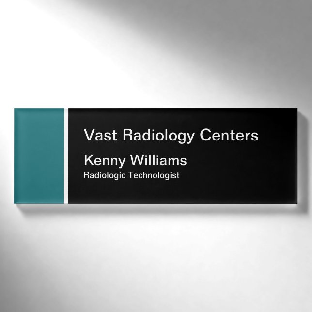 Radiologischer Technologe Namenschild (Vorderseite)