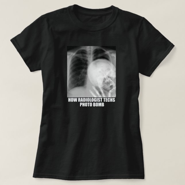 RADIOLOGISTISCHES FOTO BOMB T-Shirt (Design vorne)