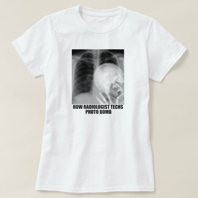 RADIOLOGISTISCHES FOTO BOMB T-Shirt (Design vorne)