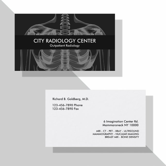 Radiology Labrador Business Cards Visitenkarte (Von Creator hochgeladen)
