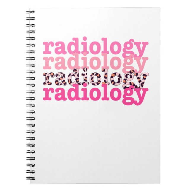 Radiology Leopard Notizblock (Vorderseite)