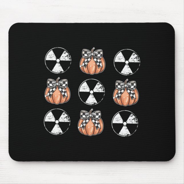 Radiology Pumpkin Coquette Fall Autumn Xray Tech H Mousepad (Vorne)
