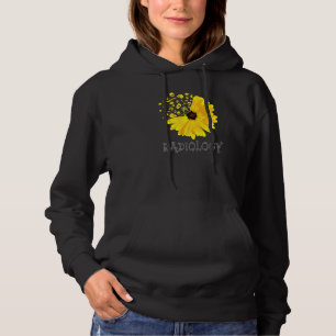 Radiology Sunflower Tech Radiologe X Ray Radiogr Hoodie