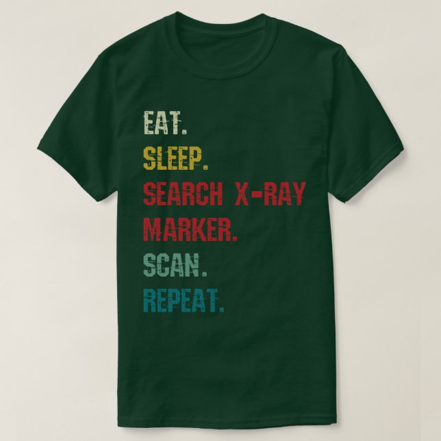 Radiology Tech Pun XRay Krass Tech Radiology Nurse T-Shirt (Design vorne)