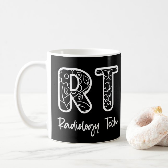 Radiology Tech RT Krass Technician Röntgentechnik  Kaffeetasse (Mit Donut)
