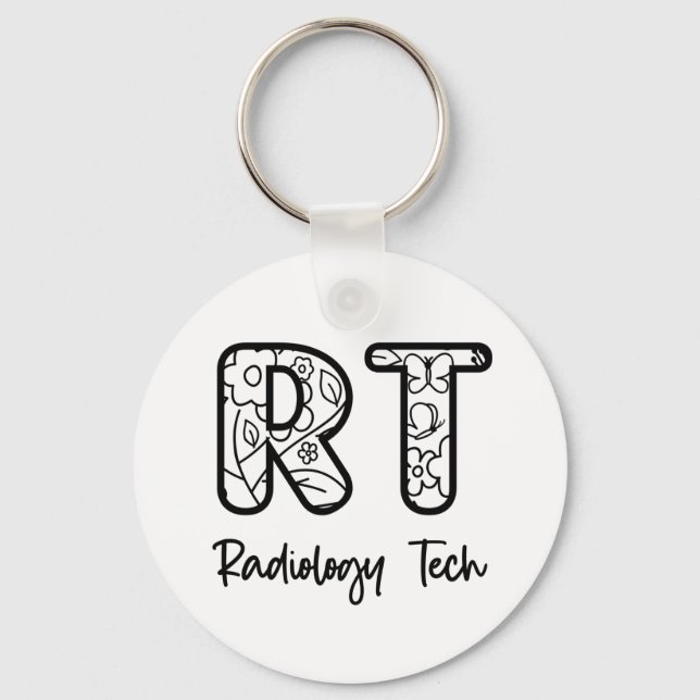 Radiology Tech RT Krass Technician Röntgentechnik  Schlüsselanhänger (Vorderseite)
