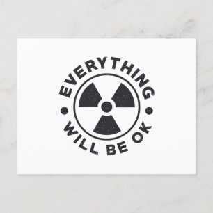 Radiology Tech Technologist alles wird gut sein Postkarte