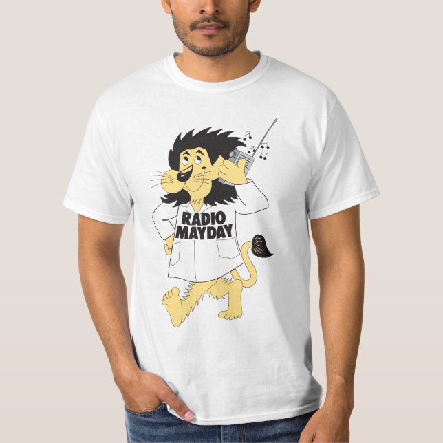 Radiomaitag-Löwe-T - Shirt (grundlegend) (Vorderseite)