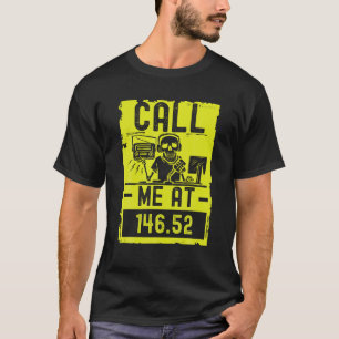 Radiosender mit Schinken für den Amateur und lusti T-Shirt