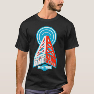 Radioservice-T - Shirts des Startstreifen-einer