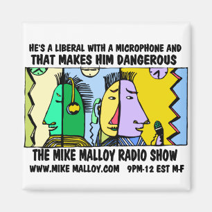 RADIOshow-MAGNETEN DER MIKE-MALLOY Magnet