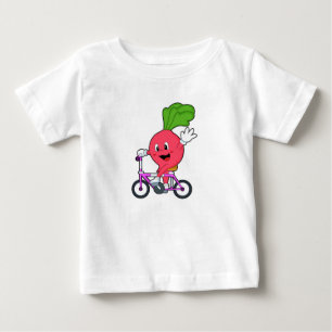 Radisch mit Fahrrad Baby T-shirt