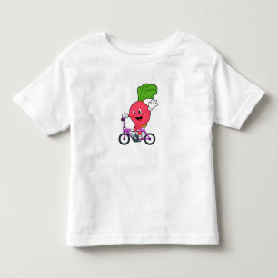 Radisch mit Fahrrad Kleinkind T-shirt