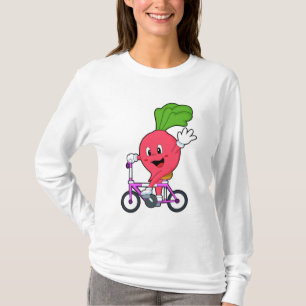 Radisch mit Fahrrad T-Shirt