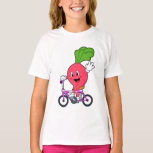 Radisch mit Fahrrad T-Shirt