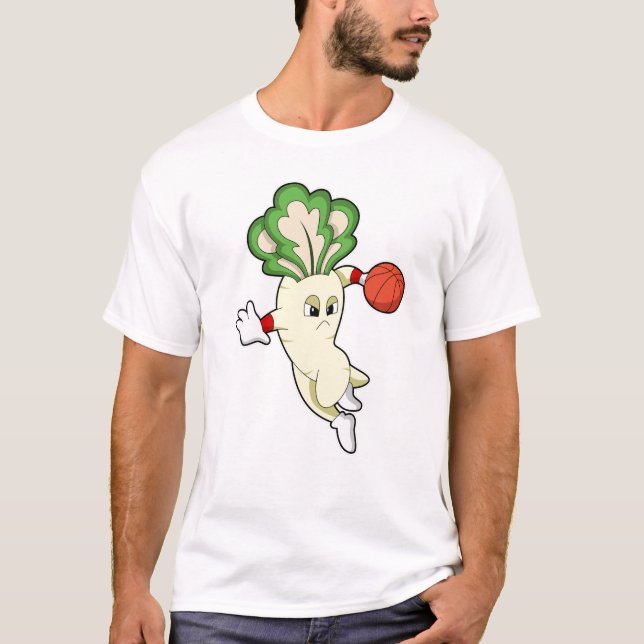 Radish beim Basketball Sports T-Shirt (Vorderseite)