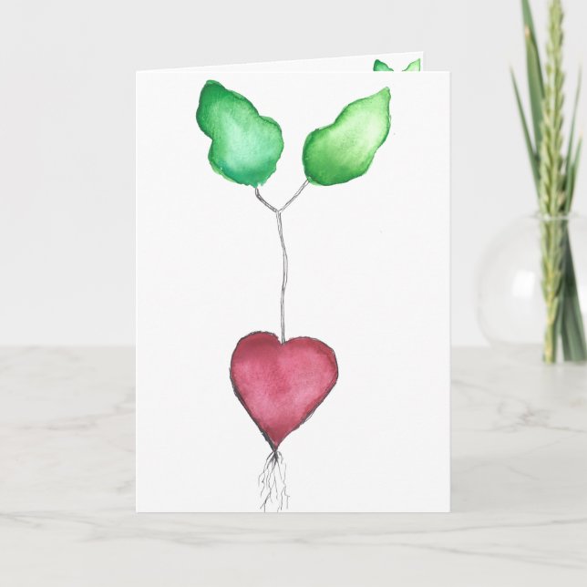 Radish carte de remerciements (Devant)