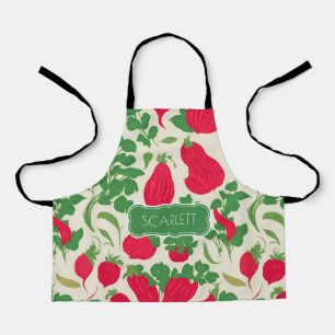 Radish Mosaik Personalisiertes Muster Schürze