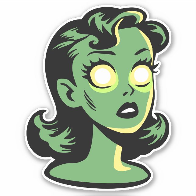 Radium Girl Aufkleber (Vorderseite)