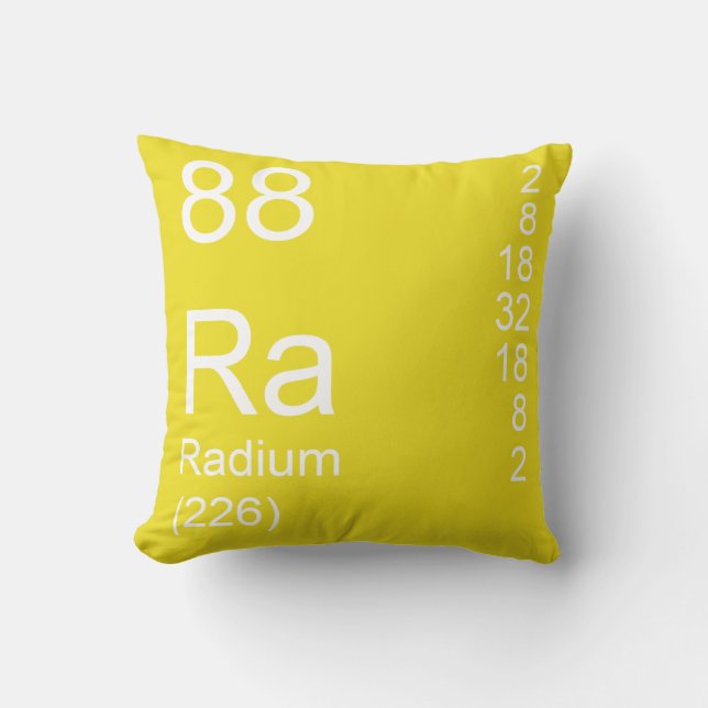 Radium Kissen (Vorderseite)