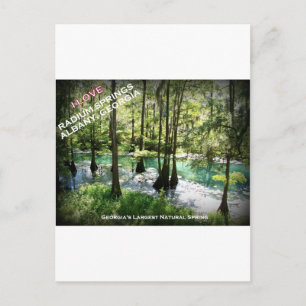 RADIUM SPRINGS - Albany, Georgia Postkarte