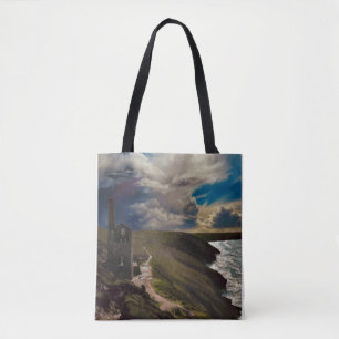 Radkronen mit surrealem Himmel Tasche