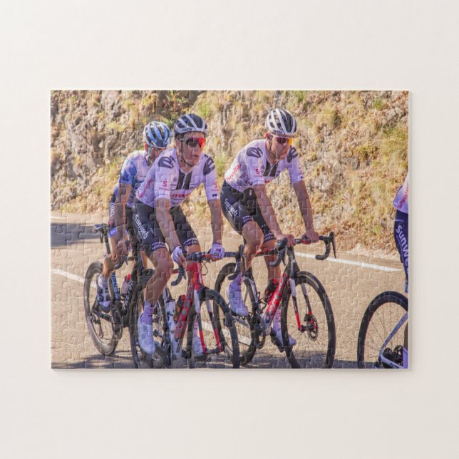 Radmannschaft im Race Jigsaw Puzzle (Horizontal)
