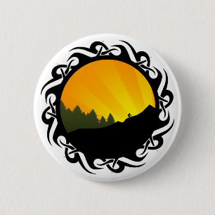 Radrennen Button
