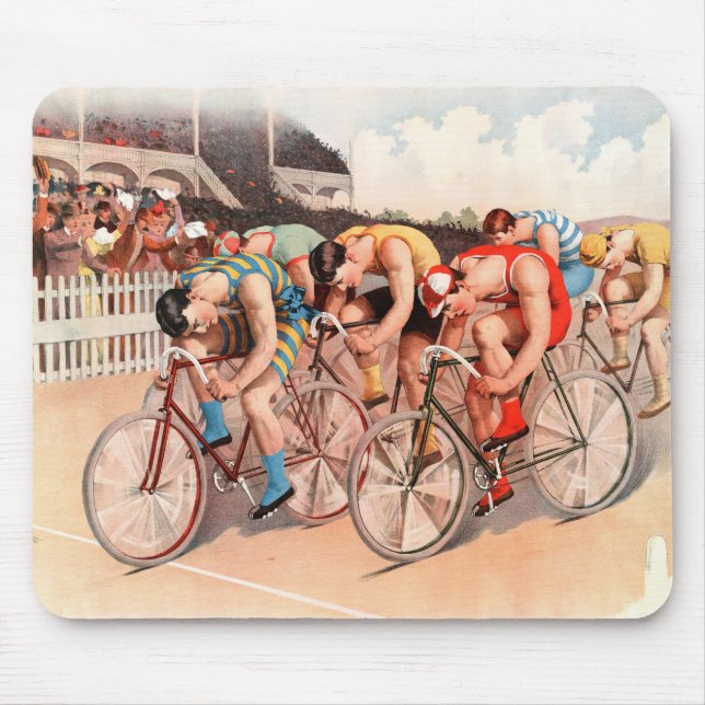 Radrennen Mousepad (Vorne)