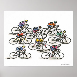 Radrennen Poster