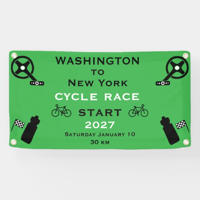Radrennen Start Banner (Horizontal)