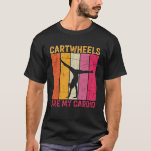 Radschläge sind mein Cardio Cheerleader Turnmädche T-Shirt