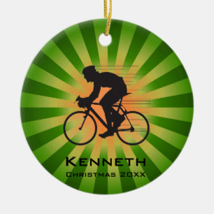 Radsport-Ornament Keramik Ornament