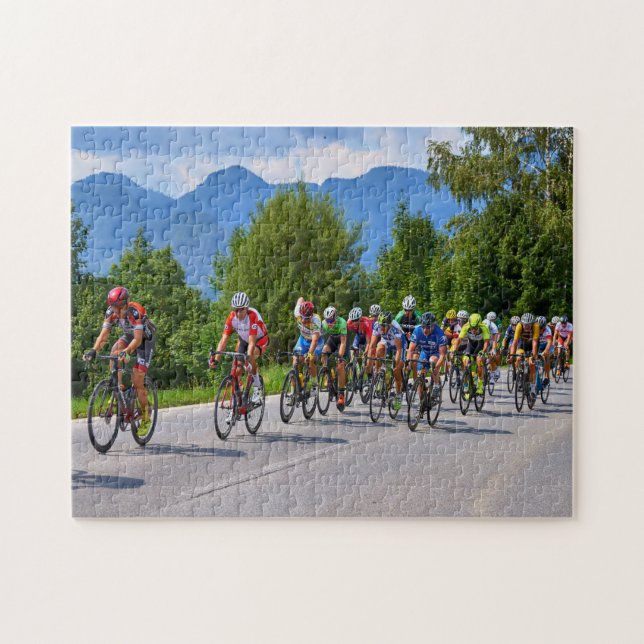 Radsport-Puzzle Jigsaw (Horizontal)