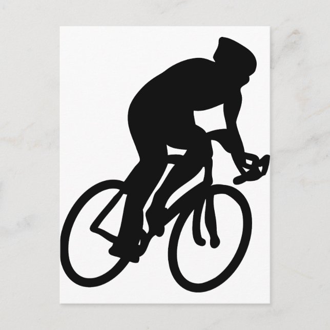 Radtour de france Rennrad Postkarte (Vorderseite)
