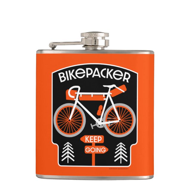 Radtour Flachmann (Vorderseite)