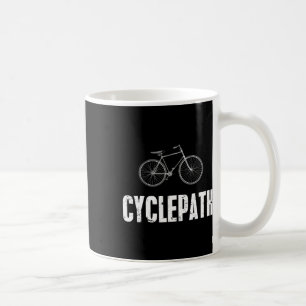 Radweg Lustiges Radfahren Mountainbiken Radfahrer Kaffeetasse
