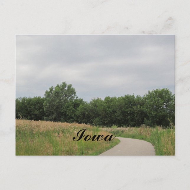 Radweg Postkarte (Vorderseite)