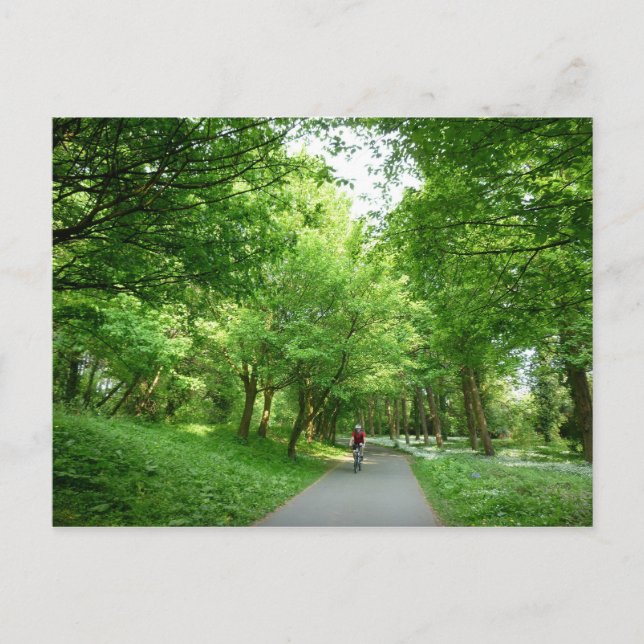 Radweg Postkarte (Vorderseite)