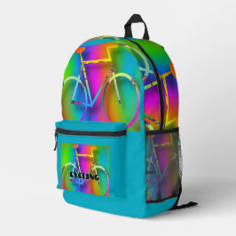 Radzeichen Bedruckter Rucksack
