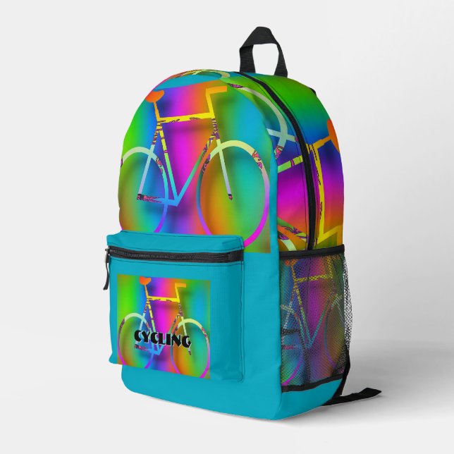 Radzeichen Bedruckter Rucksack (Rückseitige Ecke Rechts)