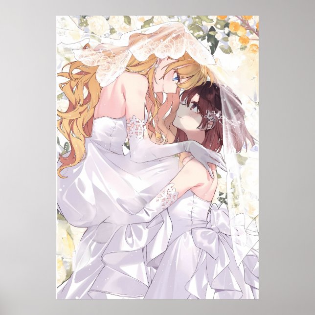 Rae and Claire Wedding | WataOshi Poster (Vorne)