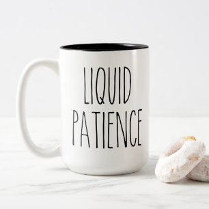 RAE DUNN Inspiriert flüssige Patientin Kaffee Tas Zweifarbige Tasse