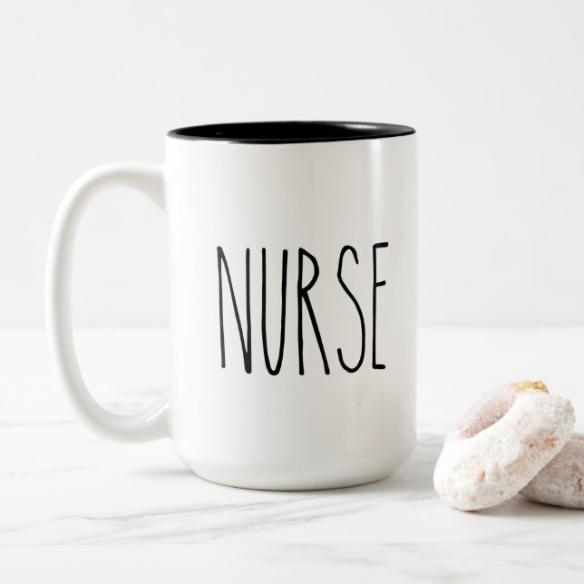 RAE DUNN Inspiriert Tasse für Krankenkaffee (Mit Donut)