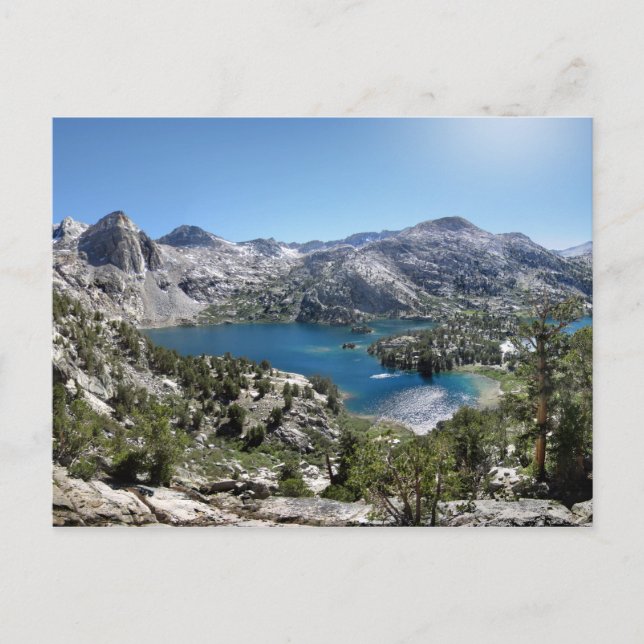 Rae Lakes - John Muir Trail - Sierra Postkarte (Vorderseite)