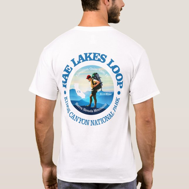 Rae Lakes Loop (C) T-Shirt (Rückseite)