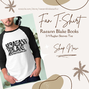 Raeann Blake Bücher 3/4 Raglan-Ärmel-Shirt T-Shirt